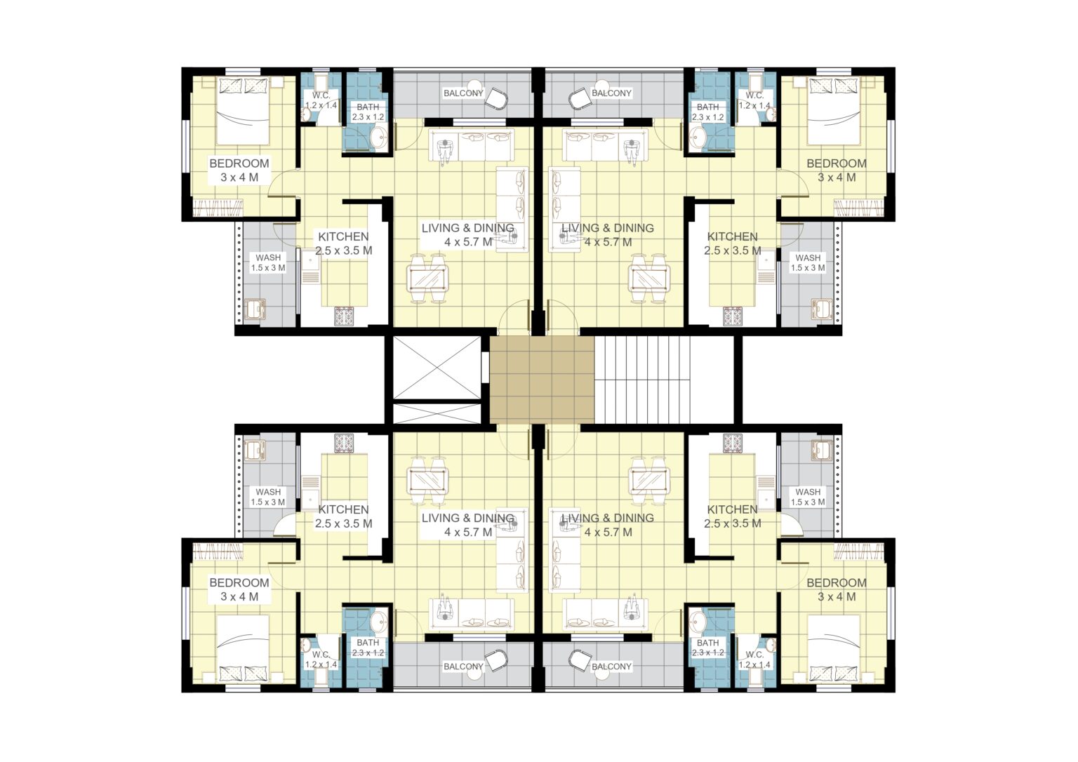 30 X 40 North Facing House Floor Plan - Architego