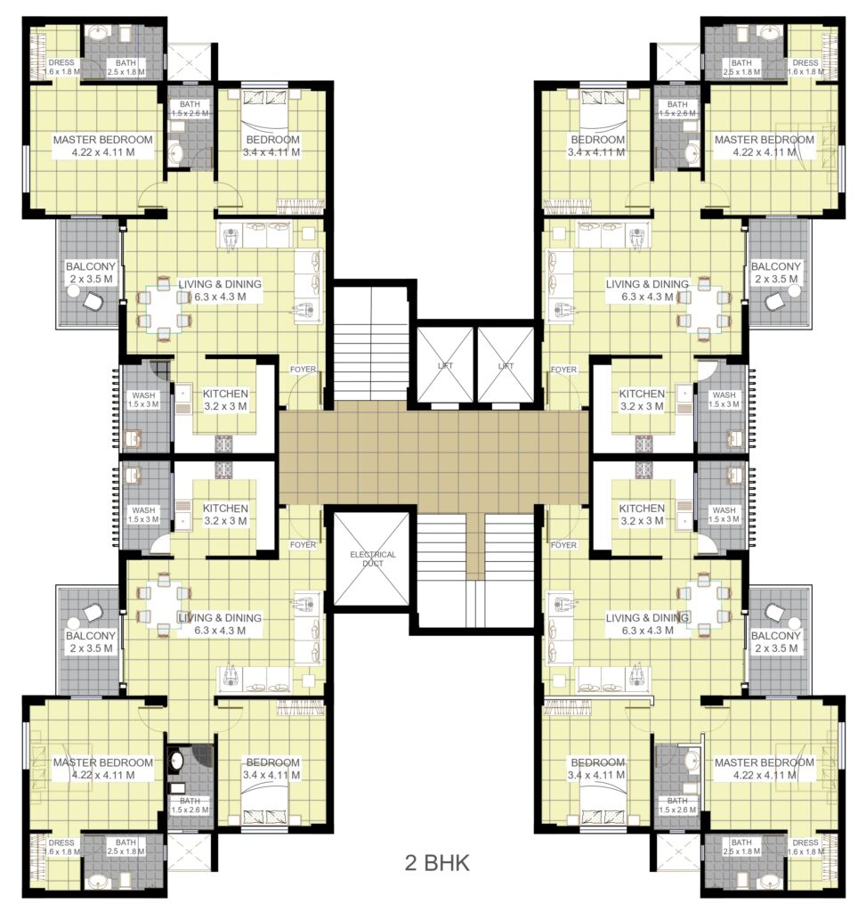 case study of 2bhk flat