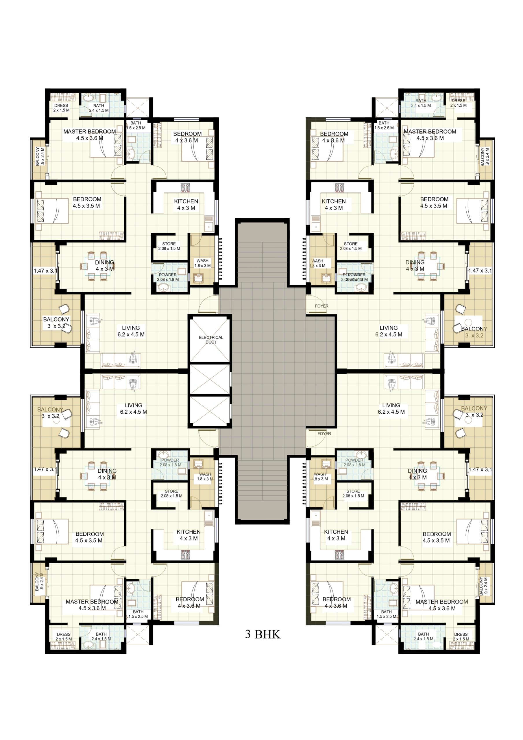 2 Bhk Flat Plan As Per Vastu